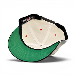 Austin Snapback - The Silicon Hills (Cream/Black) - Shells Vintage Hat Co.