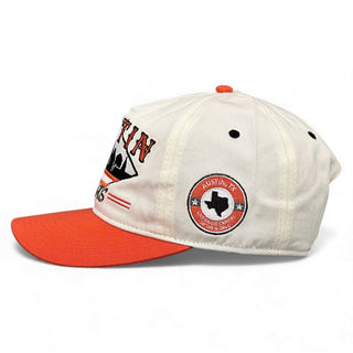 Austin Snapback - The Silicon Hills (Cream/Burnt Orange) - Shells Vintage Hat Co.