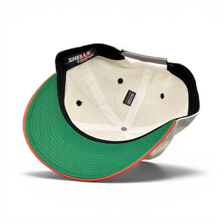 Austin Snapback - The Silicon Hills (Cream/Burnt Orange) - Shells Vintage Hat Co.