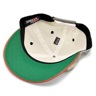 Austin Snapback - The Silicon Hills (Cream/Burnt Orange) - Shells Vintage Hat Co.