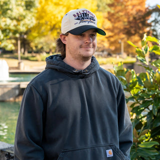 Baltimore Snapback - The Raven - Shells Vintage Hat Co.