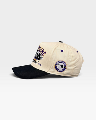 Baltimore Snapback - The Raven - Shells Vintage Hat Co.