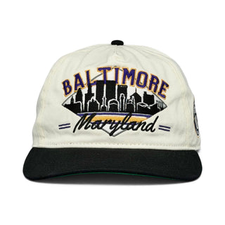 Baltimore Snapback - The Raven (Version 1) - Shells Vintage Hat Co.