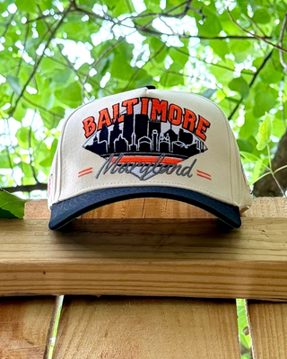 Baltimore Snapback - The Ripken - Shells Vintage Hat Co.