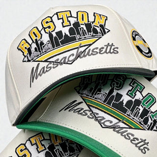 Boston Snapback - The Bergeron - Shells Vintage Hat Co.