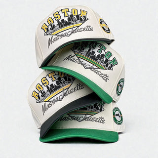 Boston Snapback - The Bergeron - Shells Vintage Hat Co.