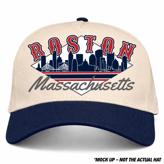 Boston Snapback - The Fenway - Shells Vintage Hat Co.