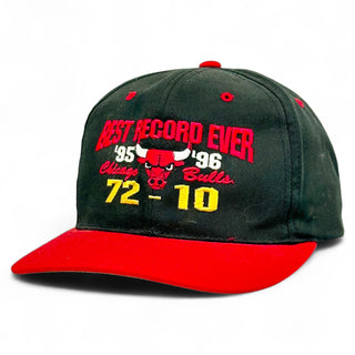 Chicago Bulls '95 - '96 Best Record Ever Snapback - Shells Vintage Hat Co.