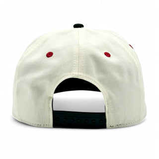 Cincinnati Snapback - The Charlie Hustle (Cream/Black) - Shells Vintage Hat Co.