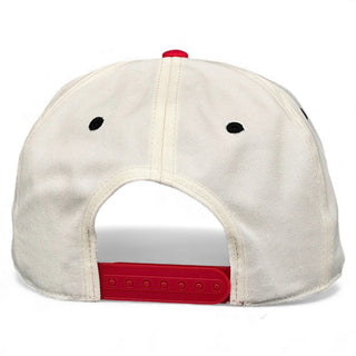 Cincinnati Snapback - The Charlie Hustle (Cream/Red) - Shells Vintage Hat Co.