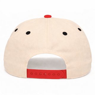 Cincinnati Snapback - The Charlie Hustle (Cream/Red) - Shells Vintage Hat Co.