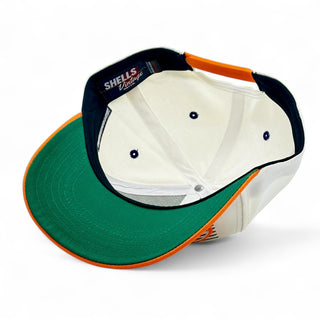 Clemson Snapback - The Dabo (Cream/Orange) - Shells Vintage Hat Co.