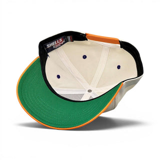 Clemson Snapback - The Dabo (Cream/Orange) - Shells Vintage Hat Co.