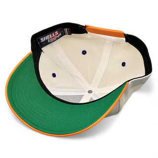 Clemson Snapback - The Dabo (Cream/Orange) - Shells Vintage Hat Co.