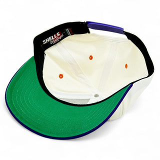 Clemson Snapback - The Dabo (Cream/Purple) - Shells Vintage Hat Co.
