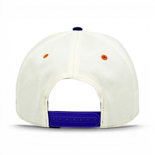 Clemson Snapback - The Dabo (Cream/Purple) - Shells Vintage Hat Co.