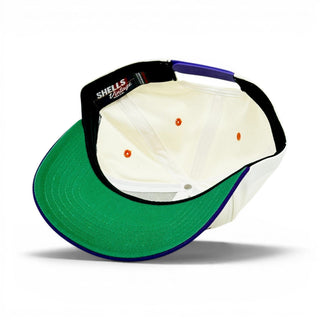 Clemson Snapback - The Dabo (Cream/Purple) - Shells Vintage Hat Co.