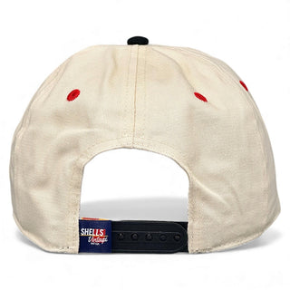 Cleveland Snapback - The Bron (Cream/Black) - Shells Vintage Hat Co.