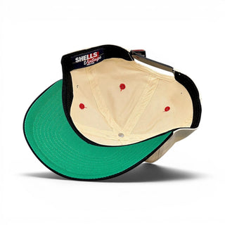 Cleveland Snapback - The Bron (Cream/Black) - Shells Vintage Hat Co.