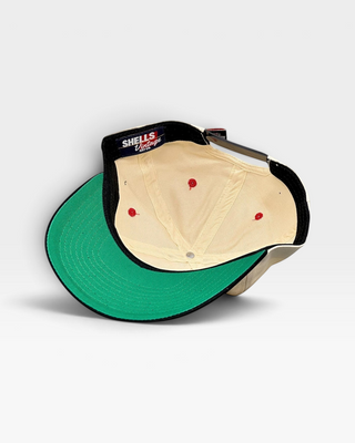 Cleveland Snapback - The Bron (Cream/Black) - Shells Vintage Hat Co.