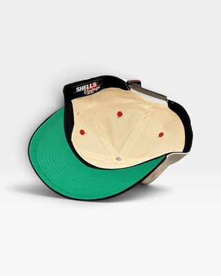 Cleveland Snapback - The Bron (Cream/Black) - Shells Vintage Hat Co.