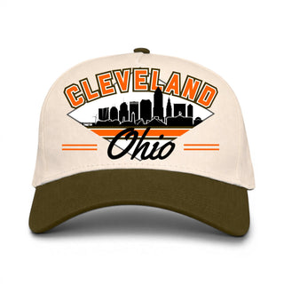 Cleveland Snapback - The Brown - Shells Vintage Hat Co.