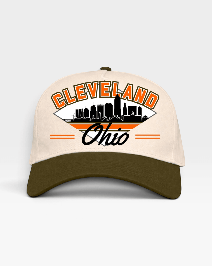 Cleveland Snapback - The Brown - Shells Vintage Hat Co.