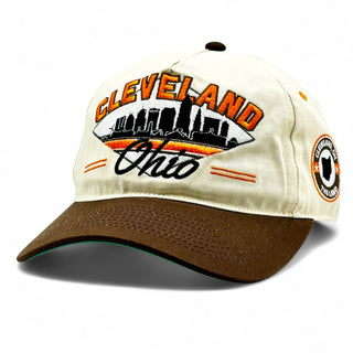 Cleveland Snapback - The Brown - Shells Vintage Hat Co.