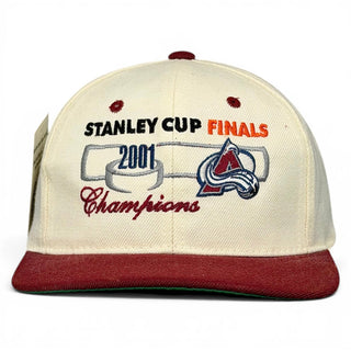 Colorado Avalanche 2001 Stanley Cup Champions Snapback - Shells Vintage Hat Co.