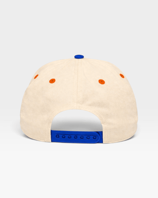 Denver Snapback - The Elway (Cream/Blue) - Shells Vintage Hat Co.