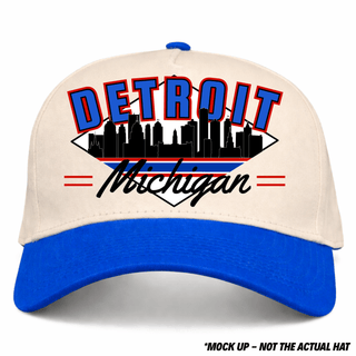 Detroit Snapback - The Billups - Shells Vintage Hat Co.
