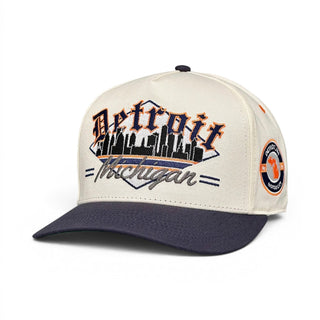 Detroit Snapback - The Miggy - Shells Vintage Hat Co.