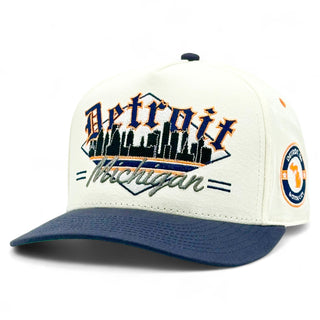 Detroit Snapback - The Miggy - Shells Vintage Hat Co.