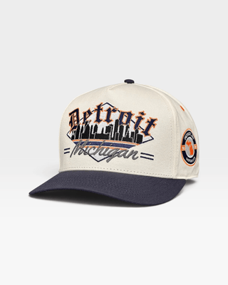 Detroit Snapback - The Miggy - Shells Vintage Hat Co.
