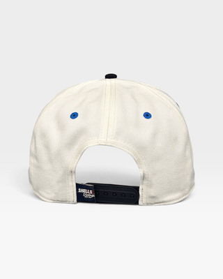 Detroit Snapback - The Sanders (Cream/Black) - Shells Vintage Hat Co.