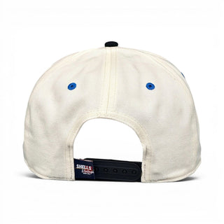 Detroit Snapback - The Sanders (Cream/Black) - Shells Vintage Hat Co.