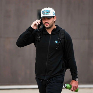 Detroit Snapback - The Sanders (Cream/Black) - Shells Vintage Hat Co.