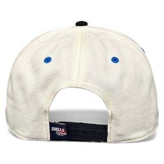 Detroit Snapback - The Sanders (Cream/Black) - Shells Vintage Hat Co.