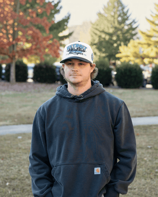 Detroit Snapback - The Sanders (Cream/Black) - Shells Vintage Hat Co.