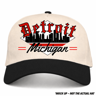 Detroit Snapback - The Yzerman - Shells Vintage Hat Co.