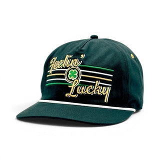 Feelin' Lucky Snapback (Black) - Shells Vintage Hat Co.