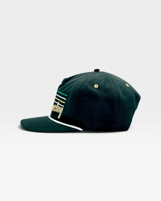 Feelin' Lucky Snapback (Black) - Shells Vintage Hat Co.
