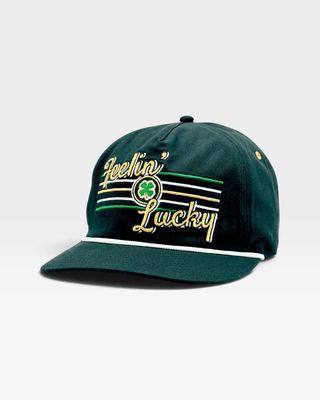 Feelin' Lucky Snapback (Black) - Shells Vintage Hat Co.