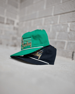 Feelin' Lucky Snapback (Green) - Shells Vintage Hat Co.