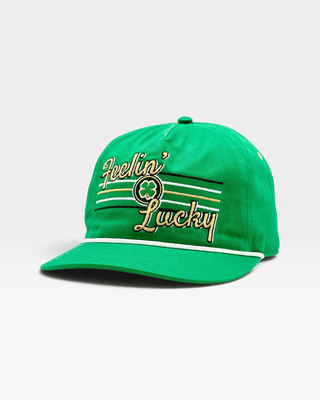 Feelin' Lucky Snapback (Green) - Shells Vintage Hat Co.