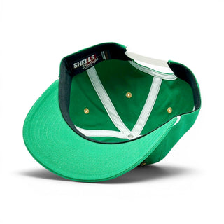 Feelin' Lucky Snapback (Green) - Shells Vintage Hat Co.