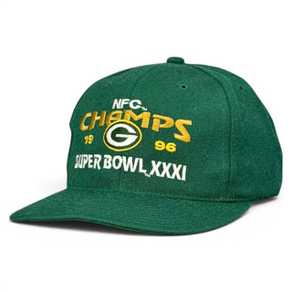 Green Bay Packers 1996 NFC Champions Snapback - Shells Vintage Hat Co.