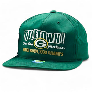 Green Bay Packers Super Bowl XXXI Champions Snapback - Shells Vintage Hat Co.