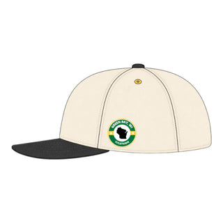 Green Bay Snapback - The Lambeau (Cream/Black) - Shells Vintage Hat Co.