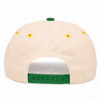 Green Bay Snapback - The Lambeau (Cream/Green) - Shells Vintage Hat Co.